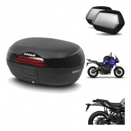 SHAD Maletas laterales + baul trasero herraje montaje 3p SH46 SH 46 NEW MODEL SC SH35 PREMIUM KIT-195474