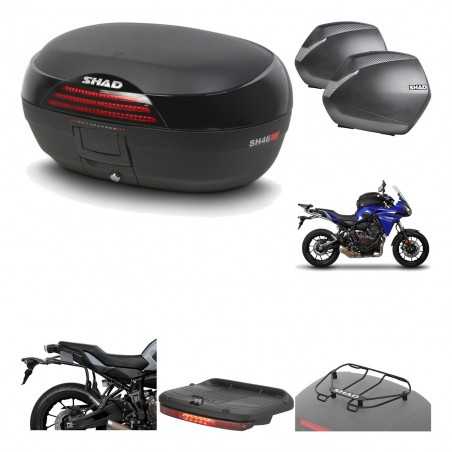 SHAD Maletas laterales + baul trasero herraje montaje accesorios 3p SH46 SH 46 NEW MODEL SH36 36 KIT-195524