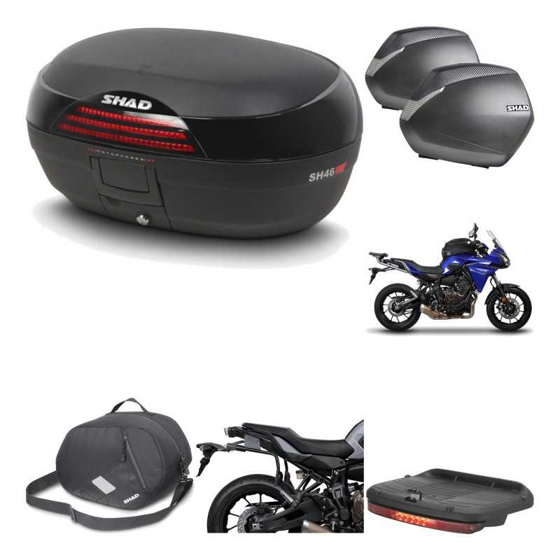 SHAD Maletas laterales + baul trasero herraje montaje accesorios 3p SH46 SH 46 NEW MODEL SH36 36 KIT-195475