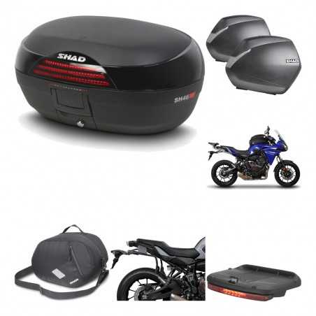 SHAD Maletas laterales + baul trasero herraje montaje accesorios 3p SH46 SH 46 NEW MODEL SH36 36 KIT-195475
