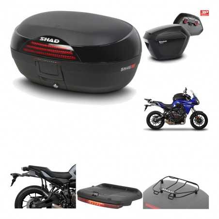 Lateral cases + back trunk + big top fitting + accessories + 3p hardware  SH46 S