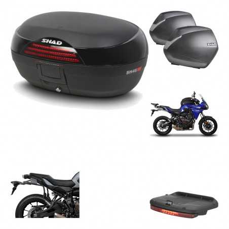 SHAD Maletas laterales + baul trasero herraje montaje luz de freno 3p SH46 SH 46 NEW MODEL SH36 36 KIT-195476