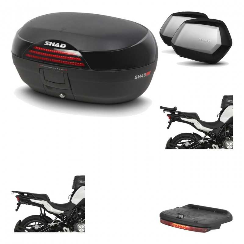 Lateral cases + back trunk + big top fitting + brake light + 3p hardware  SH46 S
