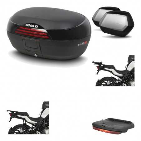 Lateral cases + back trunk + big top fitting + brake light + 3p hardware SH46 S