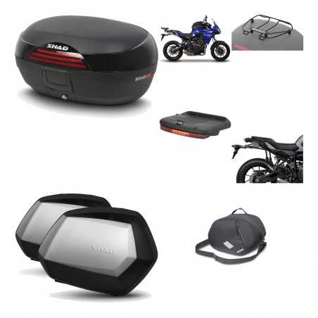 Lateral cases + back trunk + big top fitting + accessories + 3p hardware  SH46 S
