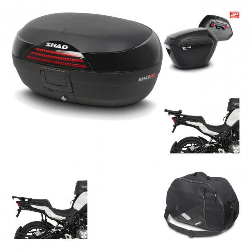 Lateral cases + back trunk + big top fitting + internal bag + 3p hardware  SH46 