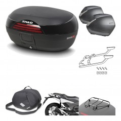 Lateral cases + back trunk + big top fitting + accessories + 3p hardware  SH46 S