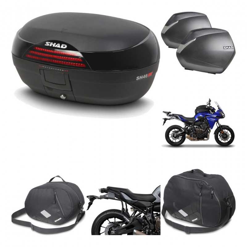 Lateral cases + back trunk + big top fitting + accessories + 3p hardware  SH46 S