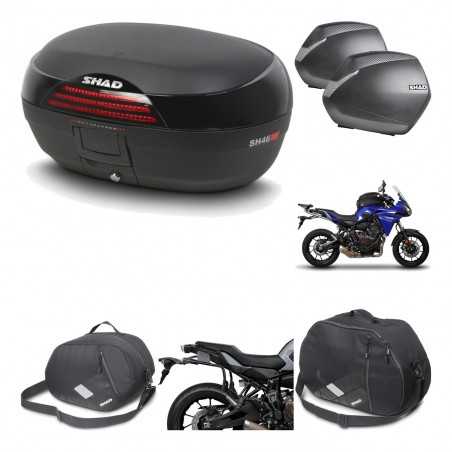 SHAD Maletas laterales + baul trasero herraje montaje accesorios 3p SH46 SH 46 NEW MODEL SH36 36 KIT-195481