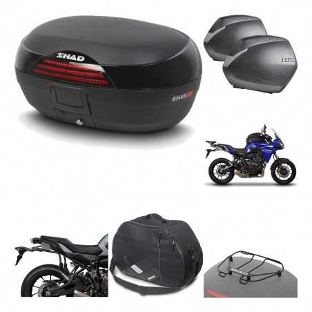 SHAD Maletas laterales + baul trasero herraje montaje accesorios 3p SH46 SH 46 NEW MODEL SH36 36 KIT-195530