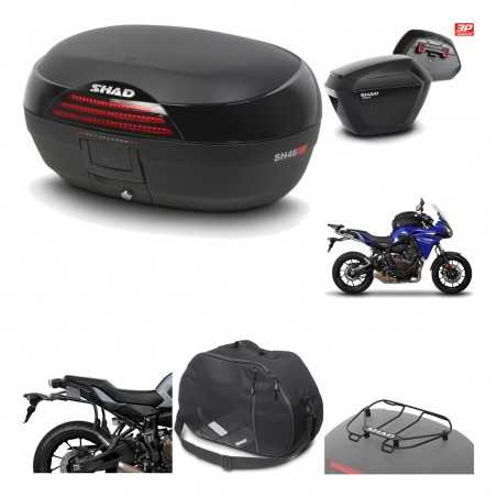 SHAD Maletas laterales + baul trasero herraje montaje accesorios 3p SH46 SH 46 NEW MODEL SH23 KIT-195531