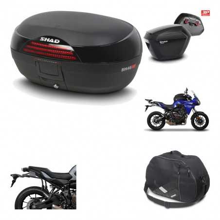 Lateral cases + back trunk + big top fitting + internal bag + 3p hardware SH46