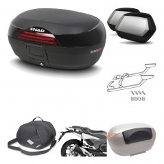 Lateral cases + back trunk + big top fitting + accessories + 3p hardware  SH46 S
