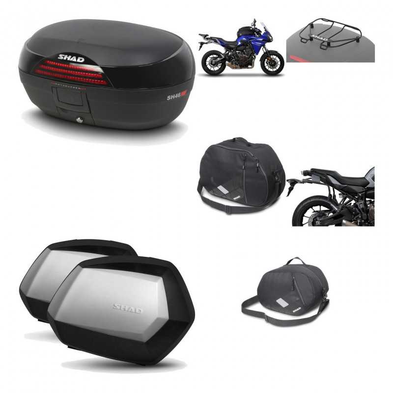 Lateral cases + back trunk + big top fitting + accessories + 3p hardware  SH46 S