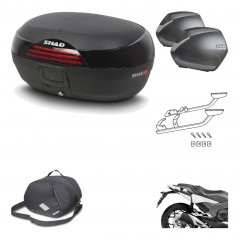 Lateral cases + back trunk + big top fitting + 3p hardware + internal bag  SH46 