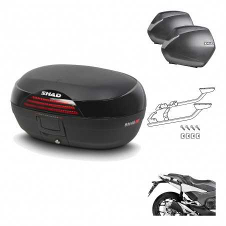 SHAD Maletas laterales + baul trasero herraje montaje 3p SH46 SH 46 NEW MODEL SH36 36 KIT-195284