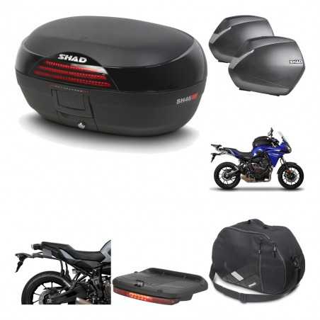 SHAD Maletas laterales + baul trasero herraje montaje accesorios 3p SH46 SH 46 NEW MODEL SH36 36 KIT-195488