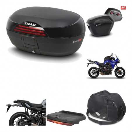 SHAD Maletas laterales + baul trasero herraje montaje accesorios 3p SH46 SH 46 NEW MODEL SH23 KIT-195489