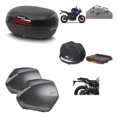 SHAD Maletas laterales + baul trasero herraje montaje accesorios 3p SH46 SH 46 NEW MODEL SH36 36 KIT-195536