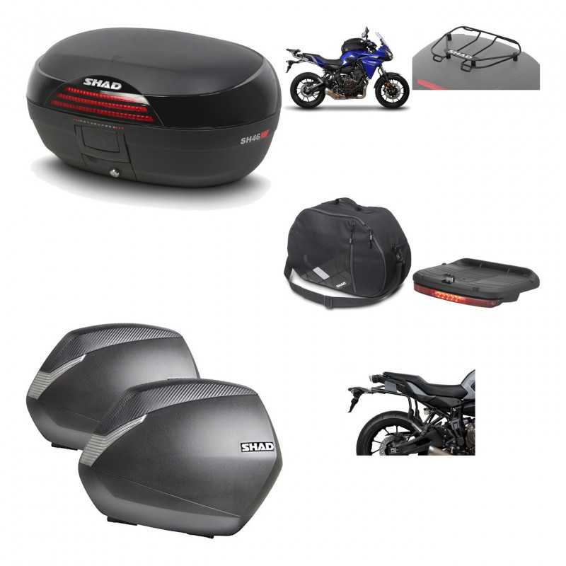 SHAD Maletas laterales + baul trasero herraje montaje accesorios 3p SH46 SH 46 NEW MODEL SH36 36 KIT-195536