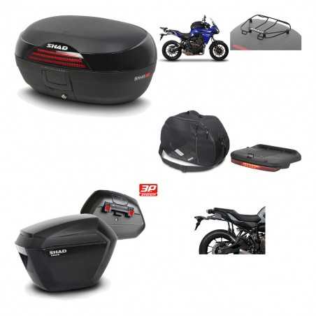 SHAD Maletas laterales + baul trasero herraje montaje accesorios 3p SH46 SH 46 NEW MODEL SH23 KIT-195537
