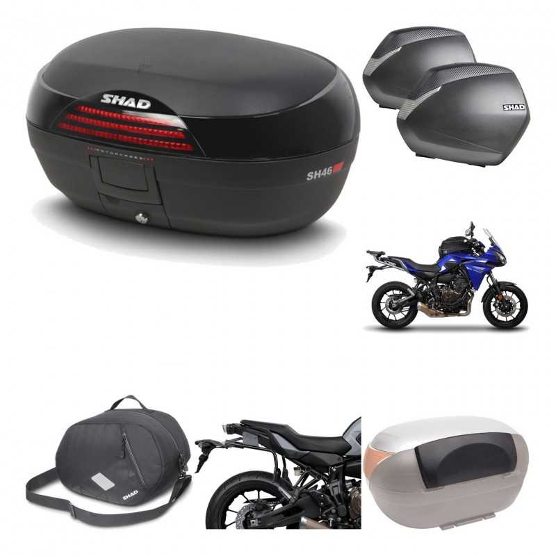 Lateral cases + back trunk + big top fitting + accessories + 3p hardware  SH46 S