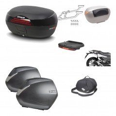 Lateral cases + back trunk + big top fitting + accessories + 3p hardware  SH46 S
