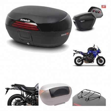 Lateral cases + back trunk + big top fitting + accessories + 3p hardware  SH46 S