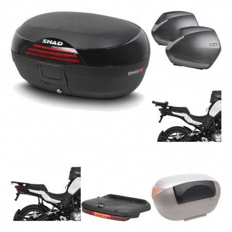 SHAD Maletas laterales + baul trasero herraje montaje accesorios 3p SH46 SH 46 NEW MODEL SH36 36 KIT-195596