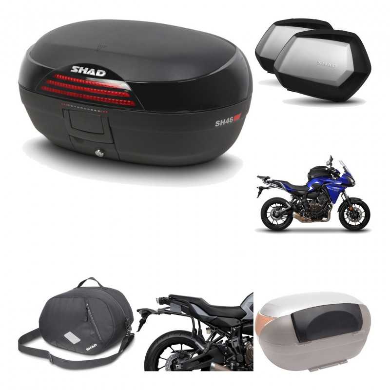 Lateral cases + back trunk + big top fitting + accessories + 3p hardware  SH46 S