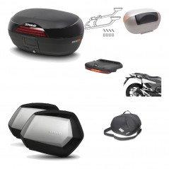 Lateral cases + back trunk + big top fitting + accessories + 3p hardware  SH46 S
