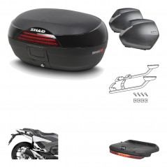 Lateral cases + back trunk + big top fitting + brake light + 3p hardware  SH46 S