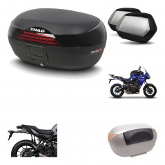 Lateral cases + back trunk + big top fitting + passenger support + 3p hardware  
