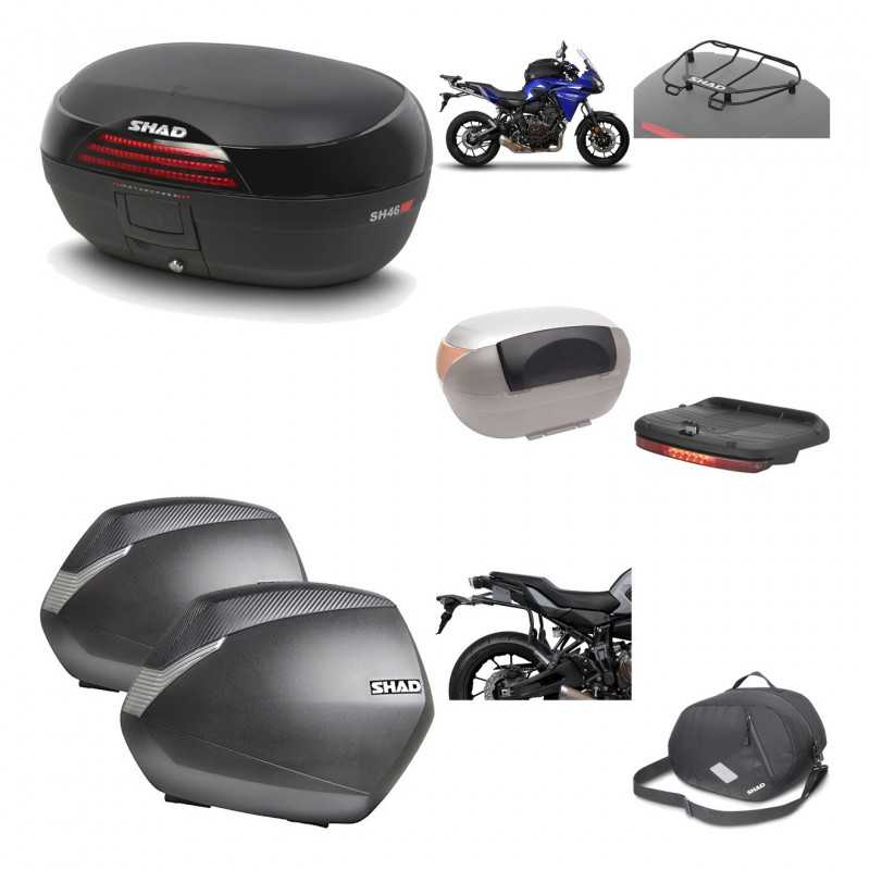 Lateral cases + back trunk + big top fitting + accessories + 3p hardware  SH46 S