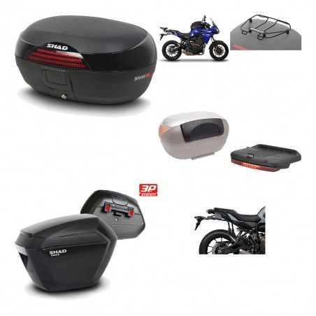 SHAD Maletas laterales + baul trasero herraje montaje accesorios 3p SH46 SH 46 NEW MODEL SH23 KIT-195549