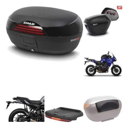 SHAD Maletas laterales + baul trasero herraje montaje accesorios 3p SH46 SH 46 NEW MODEL SH23 KIT-195501