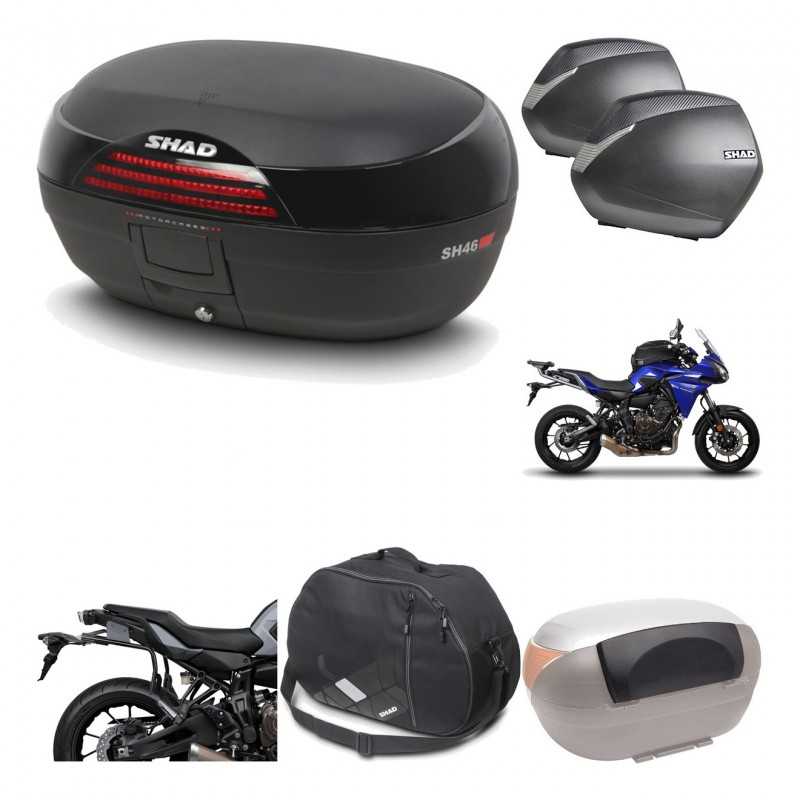 SHAD Maletas laterales + baul trasero herraje montaje accesorios 3p SH46 SH 46 NEW MODEL SH36 36 KIT-195506