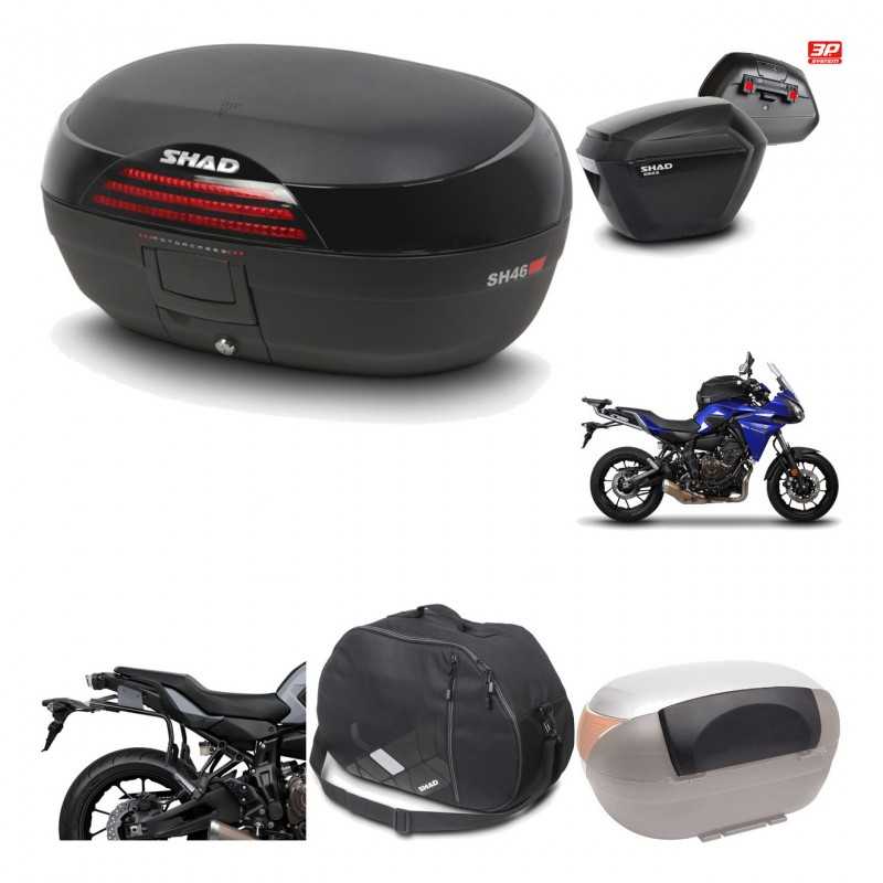 SHAD Maletas laterales + baul trasero herraje montaje accesorios 3p SH46 SH 46 NEW MODEL SH23 KIT-195507