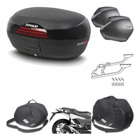 Lateral cases + back trunk + big top fitting + accessories + 3p hardware  SH46 S
