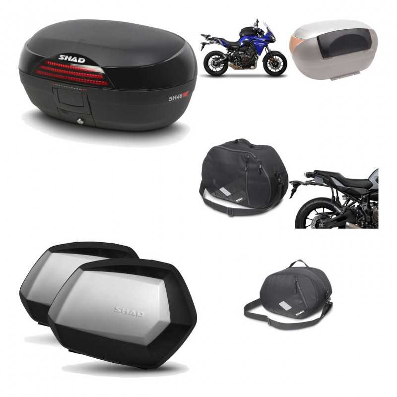 Lateral cases + back trunk + big top fitting + accessories + 3p hardware  SH46 S