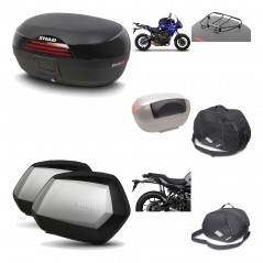 SHAD Maletas laterales + baul trasero herraje montaje accesorios 3p SH46 SH 46 NEW MODEL SC SH35 PREMIUM KIT-195557