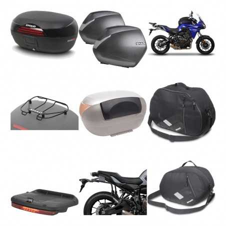 SHAD Maletas laterales + baul trasero herraje montaje accesorios 3p SH46 SH 46 NEW MODEL SH36 36 KIT-195559