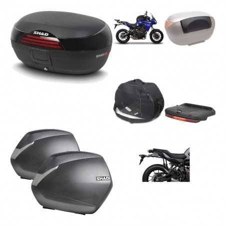 SHAD Maletas laterales + baul trasero herraje montaje accesorios 3p SH46 SH 46 NEW MODEL SH36 36 KIT-195512