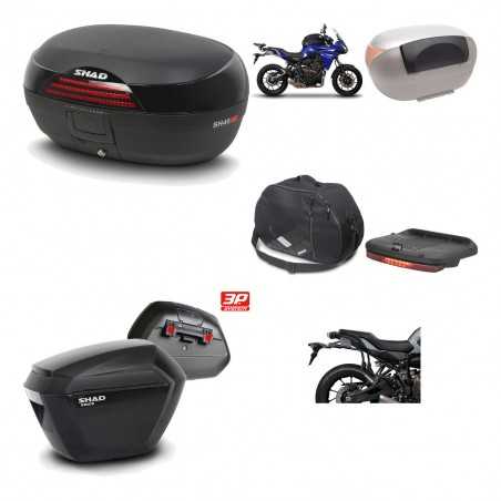 SHAD Maletas laterales + baul trasero herraje montaje accesorios 3p SH46 SH 46 NEW MODEL SH23 KIT-195513