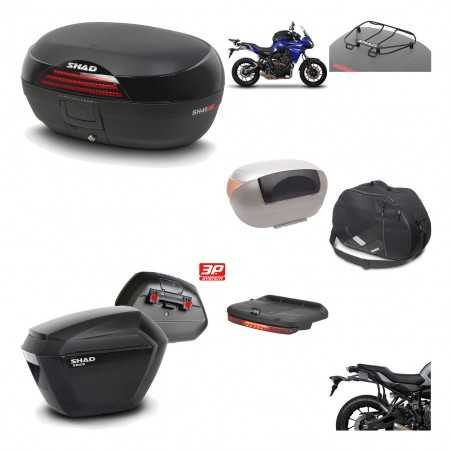 SHAD Maletas laterales + baul trasero herraje montaje accesorios 3p SH46 SH 46 NEW MODEL SH23 KIT-195561