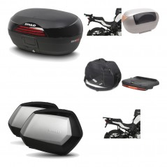 Lateral cases + back trunk + big top fitting + accessories + 3p hardware  SH46 S