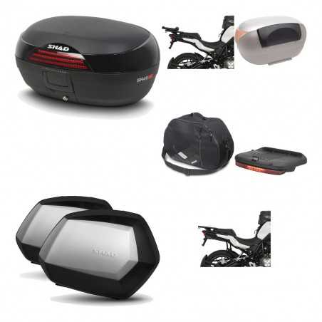 Lateral cases + back trunk + big top fitting + accessories + 3p hardware SH46 S