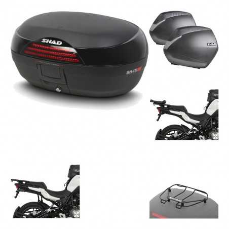 SHAD Maletas laterales + baul trasero herraje montaje parrilla portabultos superior 3p SH46 SH 46 NEW MODEL SH36 36 KIT-195614