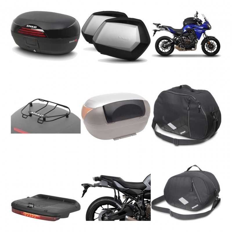 Lateral cases + back trunk + big top fitting + accessories + 3p hardware  SH46 S