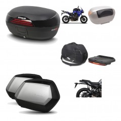 SHAD Maletas laterales + baul trasero herraje montaje accesorios 3p SH46 SH 46 NEW MODEL SC SH35 PREMIUM KIT-195516